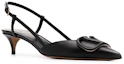 Order (W) Valentino Sepatu Hak Tinggi 'Kulit Hitam' WW2S0Q70MZF0NO