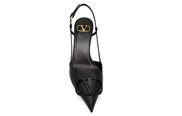 Lookbook (W) Valentino Sepatu Hak Tinggi 'Kulit Hitam' WW2S0Q70MZF0NO