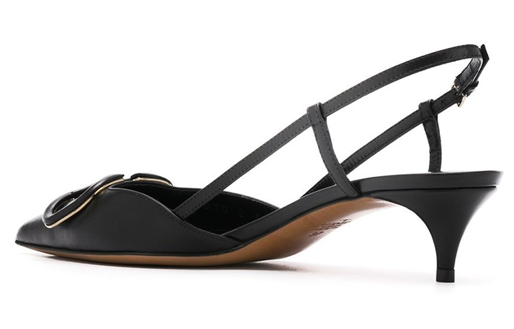 Shop (W) Valentino Sepatu Hak Tinggi 'Kulit Hitam' WW2S0Q70MZF0NO