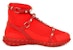 (W) Valentino Kasut Bertutup Tinggi Knit 'Slip-On Merah' Bernafas QW2S0F82PBH0RO