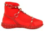 Order (Women) Valentino High-Top Knit 'Red Breathable Slip-On' QW2S0F82PBH0RO