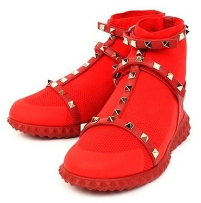 (W) 발렌티노 니트 통기성 슬립온 하이탑 (Red) QW2S0F82PBH0RO Shop (W) 발렌티노 니트 통기성 슬립온 하이탑 (Red) QW2S0F82PBH0RO