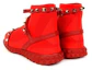 Purchase (Women) Valentino High-Top Knit 'Red Breathable Slip-On' QW2S0F82PBH0RO