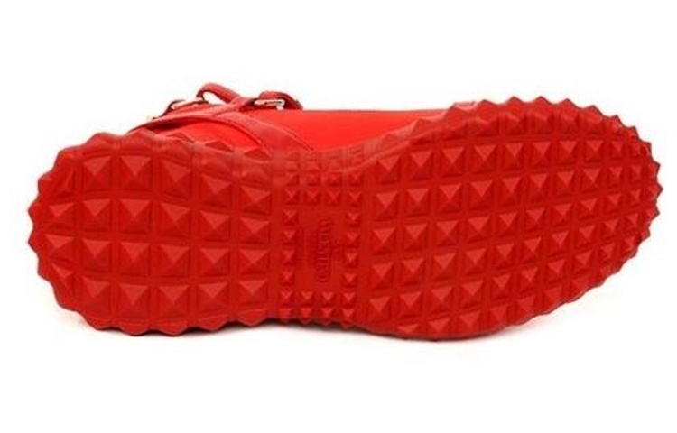 Details for (Women) Valentino High-Top Knit 'Red Breathable Slip-On' QW2S0F82PBH0RO