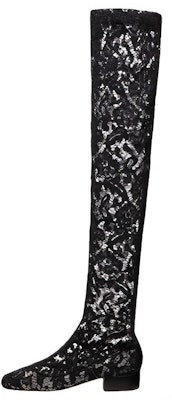 (Women) Valentino High-Top Pull-On Chunky Heel Boots 'Black' WS0GJ0GUV0NO Buy (Women) Valentino High-Top Pull-On Chunky Heel Boots 'Black' WS0GJ0GUV0NO