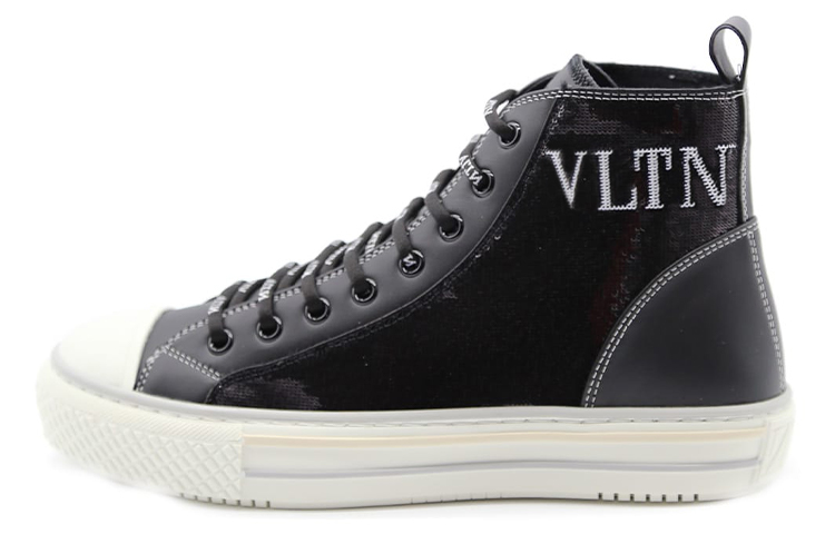 (W) Valentino High-Top Sneaker 'Black Fashion'