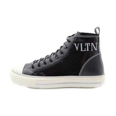 (W) Valentino High-Top Sneaker 'Black Fashion'