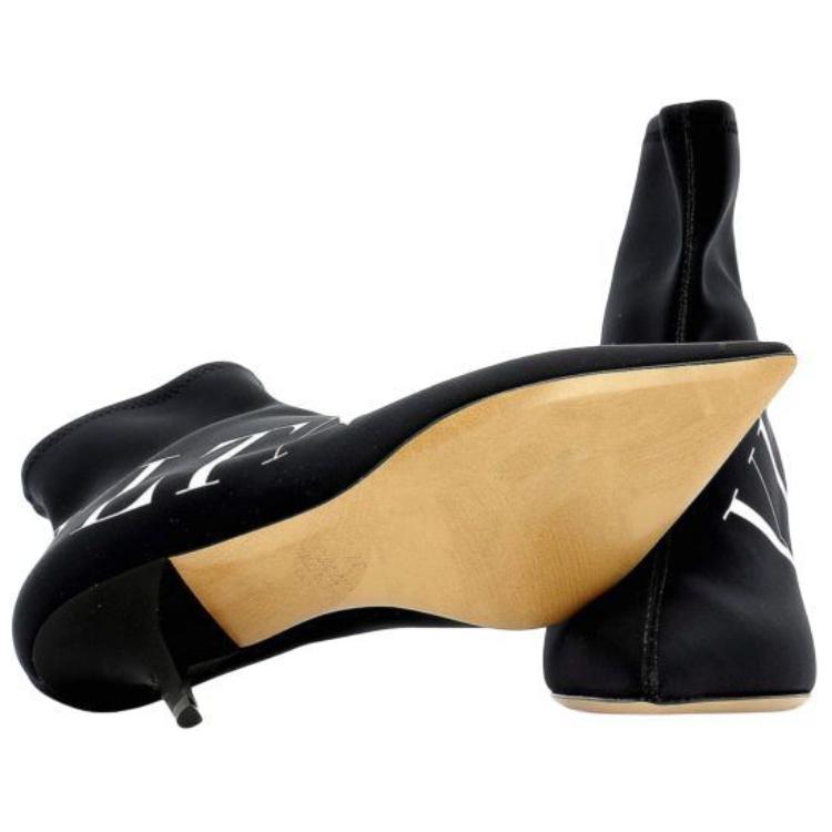 Purchase (W) 발렌티노 블랙 하이탑 스니커즈 부츠 RW2S0J91ABZ0NI