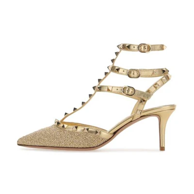(W) Valentino High Heels 'Gold Fashion'