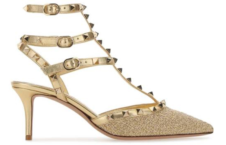 (W) Valentino High Heels 'Gold Fashion' 圖 2