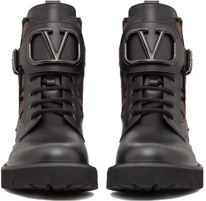 (Women) Valentino Iconographe Combat Boot 'VLogo - Fondant Black' 3W2S0Q03-HQZ-U02 Lookbook (Women) Valentino Iconographe Combat Boot 'VLogo - Fondant Black' 3W2S0Q03-HQZ-U02