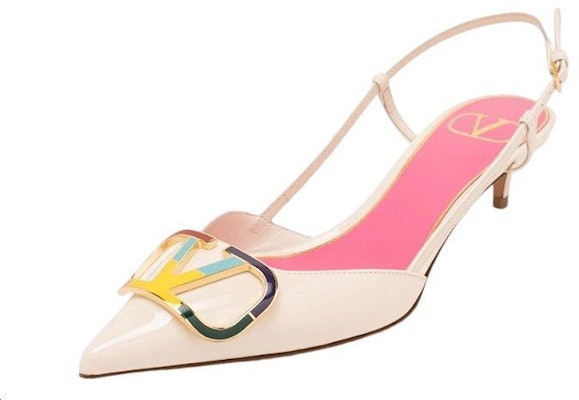 (Women) Valentino Kitten Heel Mule 'Pink' XW2S0Q70ADWI16 Buy (Women) Valentino Kitten Heel Mule 'Pink' XW2S0Q70ADWI16