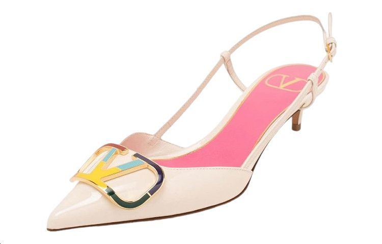 (Women) Valentino Kitten Heel Mule 'Pink' XW2S0Q70ADWI16