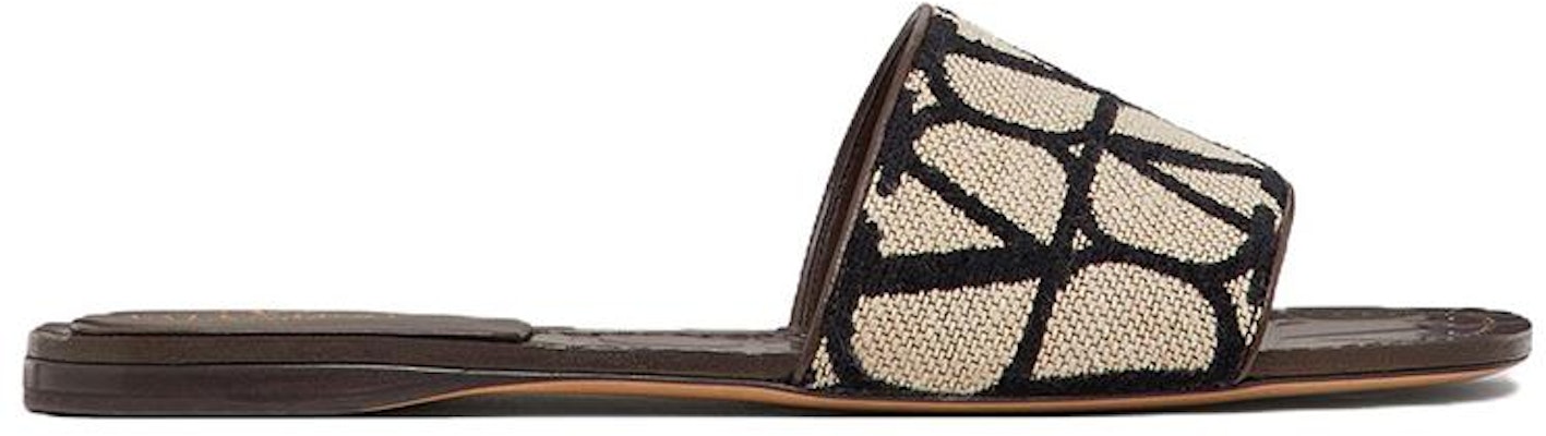 (Women) Valentino Knit Slip-On Flat 'Beige Black' 2W0S0GS4WIC6ZN Order (Women) Valentino Knit Slip-On Flat 'Beige Black' 2W0S0GS4WIC6ZN