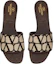 Shop (Women) Valentino Knit Slip-On Flat 'Beige Black' 2W0S0GS4WIC6ZN