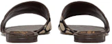 Purchase (Women) Valentino Knit Slip-On Flat 'Beige Black' 2W0S0GS4WIC6ZN