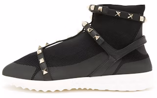 (Women) Valentino Knit Sock Mid-Top 'Black' RW2S0F82PBH0NI (Women) Valentino Knit Sock Mid-Top 'Black' RW2S0F82PBH0NI