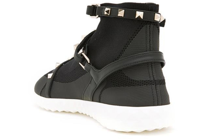 (W) Valentino Knit Sock Mid-Top 'Black' 圖 2