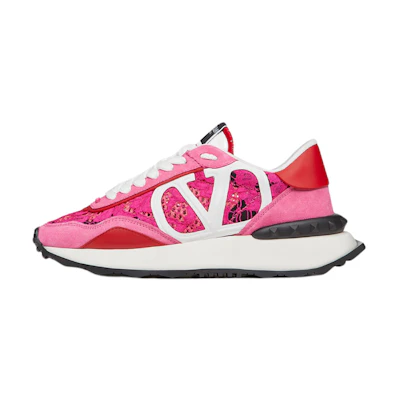 (W) Valentino Lacerunner 'Pink Low-Top RNNR'