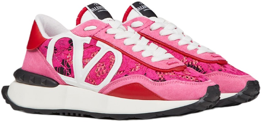 Valentino 華倫天奴 Lacerunner 耐磨低筒運動休閒鞋 女款 粉色 Lookbook Valentino 華倫天奴 Lacerunner 耐磨低筒運動休閒鞋 女款 粉色