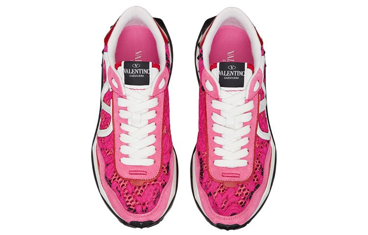 Shop Valentino 華倫天奴 Lacerunner 耐磨低筒運動休閒鞋 女款 粉色