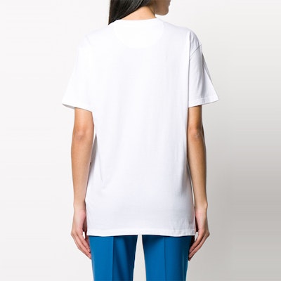 (W) Valentino 大 logo 白色圆领 T恤 TB3MG04K55M0BO Purchase (W) Valentino 大 logo 白色圆领 T恤 TB3MG04K55M0BO