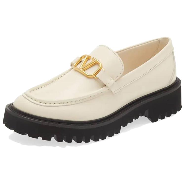 (W) Valentino Leather 'Ivory' 'Fashion Slip-On Loafer' 圖 3
