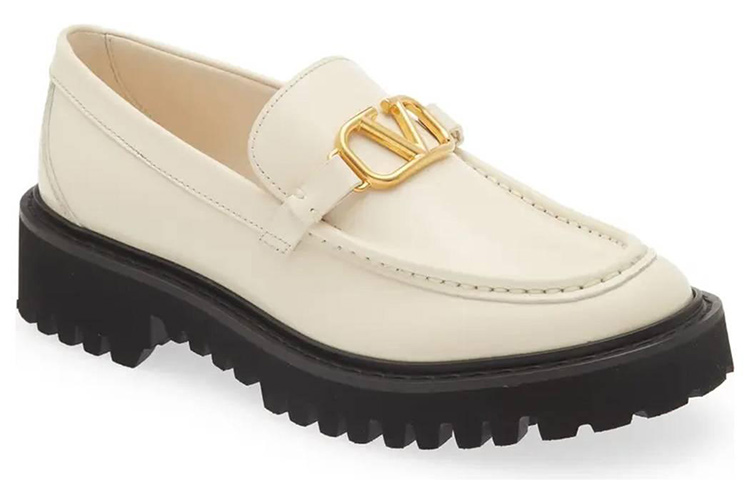 (W) Valentino Leather 'Ivory' 'Fashion Slip-On Loafer' 圖 4