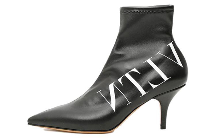 Buy (W) Valentino Kulit Hitam 'High Heels Slip-On Fashion' RW2S0J91XHX0NI