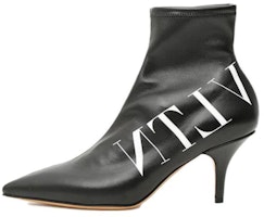 (Women) Valentino Leather Black 'Fashion Slip-On Stiletto' RW2S0J91XHX0NI (Women) Valentino Leather Black 'Fashion Slip-On Stiletto' RW2S0J91XHX0NI