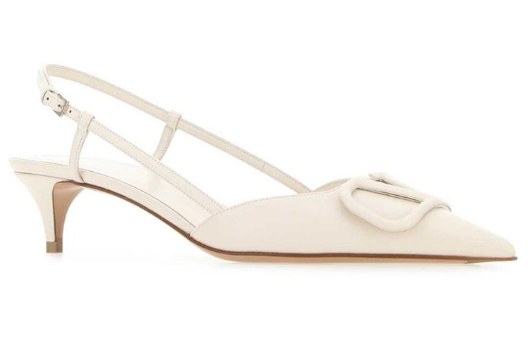 Order (W) Valentino Kulit Gesper 'Hak Kucing Putih' 2W2S0Q70MZFI16