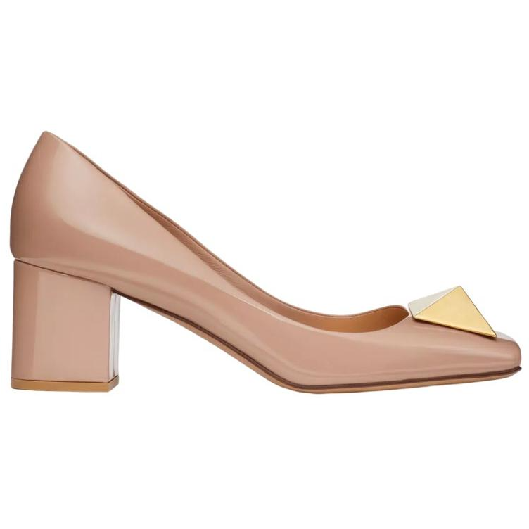 Order (W) Valentino Leer Slip-On Chunky Hak 6cm ''Poederroze'' WS0GF6LAFGF9