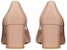 (W) Valentino Kulit Fesyen Slip-On Chunky Heel 6cm 'Powder Pink' WS0GF6LAFGF9