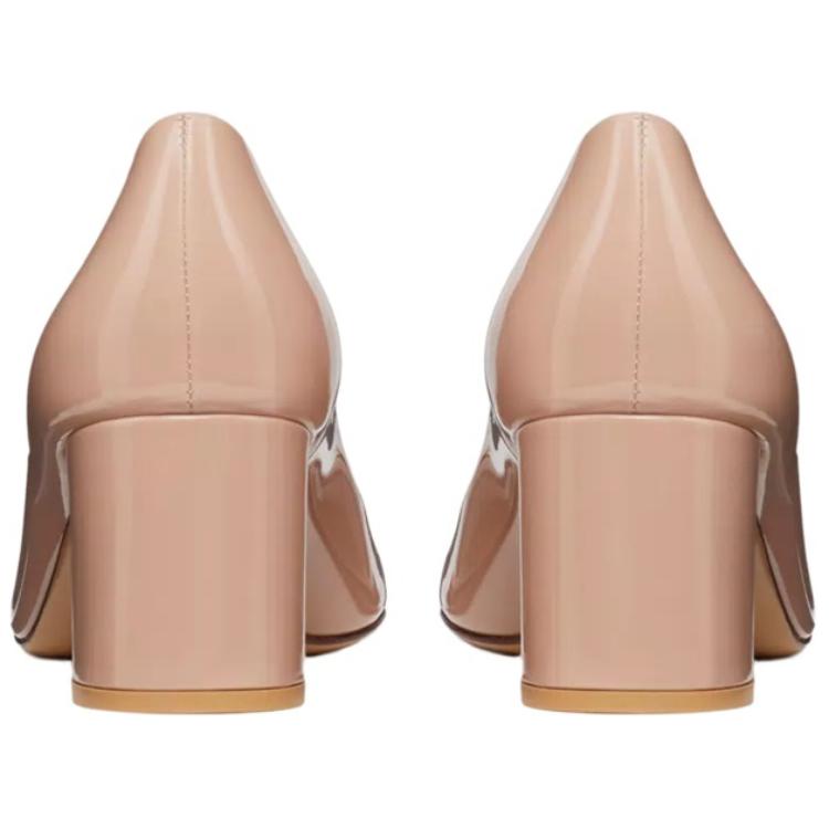 Purchase (W) Valentino Leer Slip-On Chunky Hak 6cm ''Poederroze'' WS0GF6LAFGF9