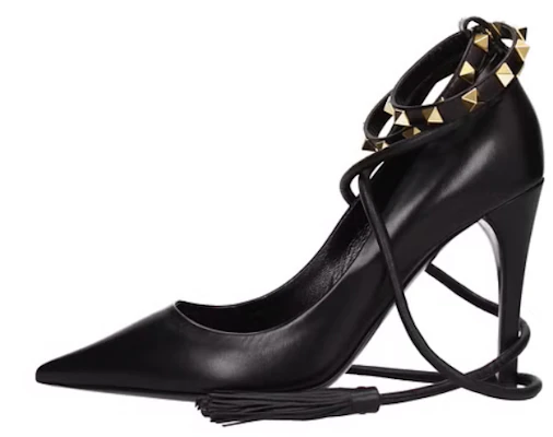 (W) Valentino Sepatu Hak Tinggi Kulit 'Hitam' S0X79GYH0NO Buy (W) Valentino Sepatu Hak Tinggi Kulit 'Hitam' S0X79GYH0NO