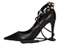 Buy (W) Valentino Sepatu Hak Tinggi Kulit 'Hitam' S0X79GYH0NO
