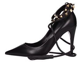 (Women) Valentino Leather High-Heel Pumps 'Black' S0X79GYH0NO (Women) Valentino Leather High-Heel Pumps 'Black' S0X79GYH0NO