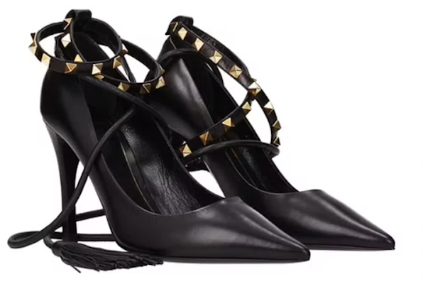 (W) Valentino Sepatu Hak Tinggi Kulit 'Hitam' S0X79GYH0NO Order (W) Valentino Sepatu Hak Tinggi Kulit 'Hitam' S0X79GYH0NO