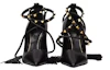 Lookbook (W) Valentino Sepatu Hak Tinggi Kulit 'Hitam' S0X79GYH0NO