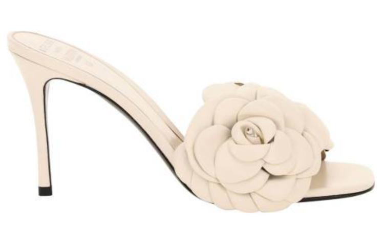 (W) Valentino Leather High-Heel Sandal 'Cream White' 圖 2