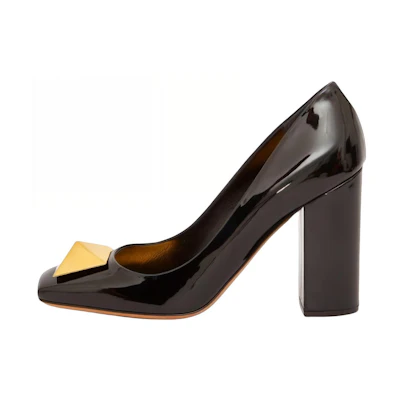 (W) Valentino Leather High-Heels 'Black'