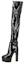 Buy (W) Valentino Leder High-Top Stiefel ''Schwarz Modisch Chunky Absatz'' 1W0S0FK4CEJ0NO