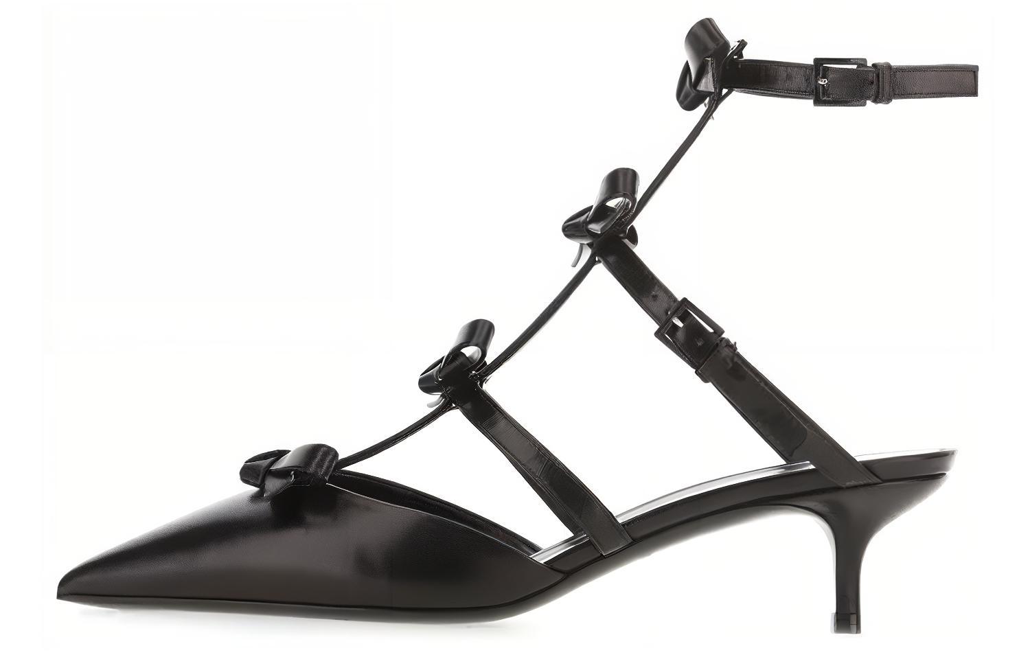 (Women) Valentino Leather High-Top Sneaker 'Black' WW2S0CI3CCC0NO
