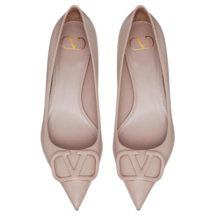 (W) Valentino Leather High Heel 'Nude Pink' 圖 4