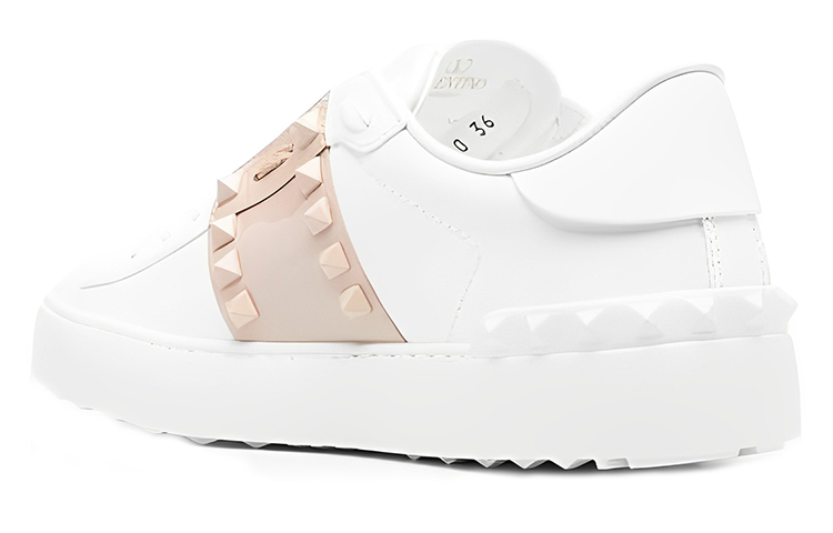 Lookbook (W) 발렌티노 화이트 가죽 로우탑 스니커즈 2W0S0A01YNDMTG