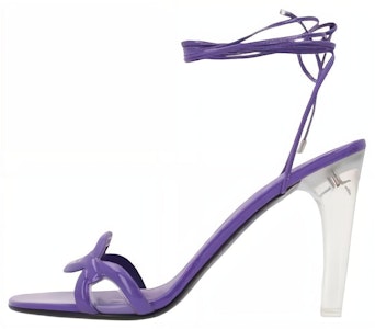 華倫天奴 皮革 露趾綁帶 時尚涼拖 女款 紫色 Buy 華倫天奴 皮革 露趾綁帶 時尚涼拖 女款 紫色