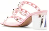 Shop (W) Valentino Sandal Kulit Terbuka 'Pink' 2W0S0C47CYZK4V