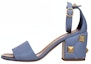 Buy (W) Sandal Valentino Tumit Tebal Kulit Terbuka 'Purple Fashion'. S0EA1ILK56Y