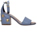 Order (W) Sandal Valentino Tumit Tebal Kulit Terbuka 'Purple Fashion'. S0EA1ILK56Y