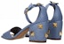 (W) Sandal Valentino Tumit Tebal Kulit Terbuka 'Purple Fashion'. S0EA1ILK56Y